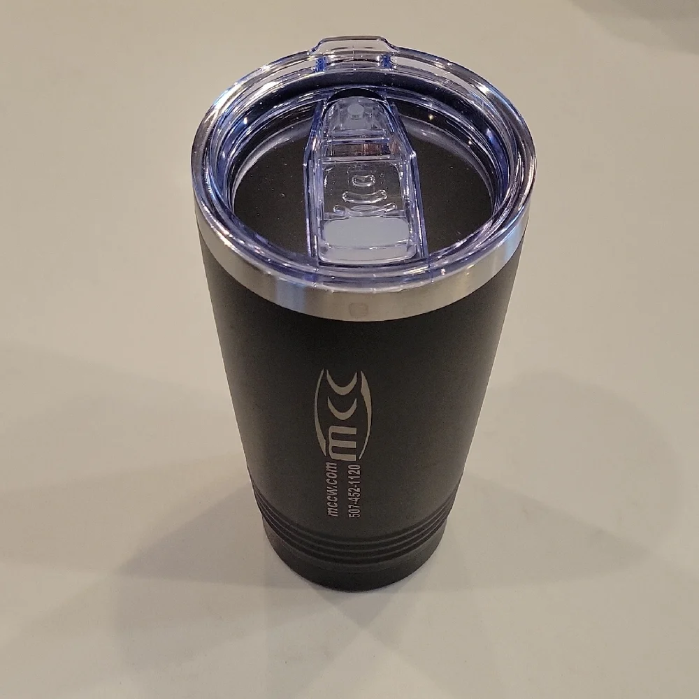 Free With Purchase New 16 Ounce Black To Go Mug